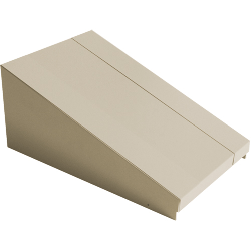 All-Welded Concorde - Heavy-Duty Lockers Sloping Top, 1 Bank, 18" D x 12" W x 6" H, Beige, Steel Equipex