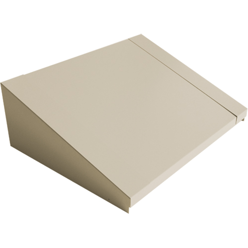 Dessus inclin&eacute; pour casiers robustes enti&egrave;rement soud&eacute; Concorde, Bloc de 2, 18" p x 24" la x 6" ha, Beige, Acier Equipex