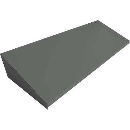 All-Welded Concorde - Heavy-Duty Lockers Sloping Top, 4 Bank, 18" D x 48" W x 6" H, Steel Equipex