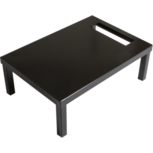 Base autoportante pour casiers robustes enti&egrave;rement soud&eacute;e Concorde, 1 Blocs, 6" lo x 12" la x 18" p, Noir, Acier Equipex