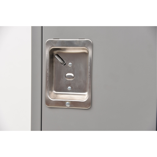 Casiers, 2 niveaux, Bloc de 2, 24" x 18" x 72", Acier, Gris, D&eacute;mont&eacute; Equipex