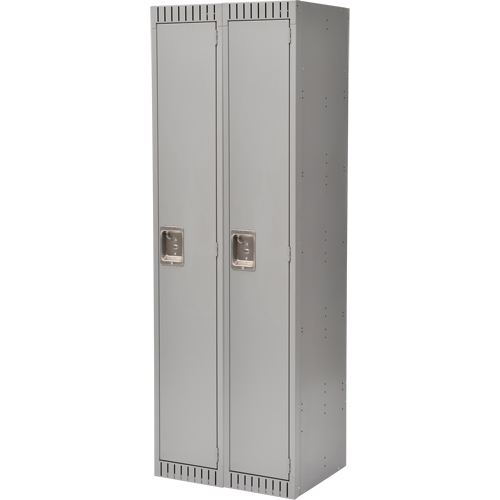 Casiers, Bloc de 2, 24" x 18" x 72", Acier, Gris, Rivet (assembl&eacute;) Equipex