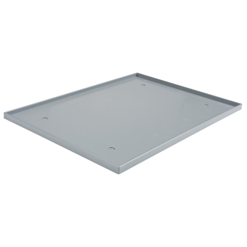 Locker Base Insert, Fits Locker Size 12" x 18", Dark Grey, Plastic Equipex