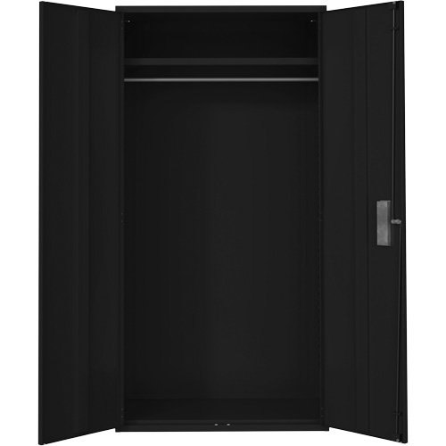 Armoire garde-robe, Acier, 36" la x 18" p x 72" h, Noir Equipex