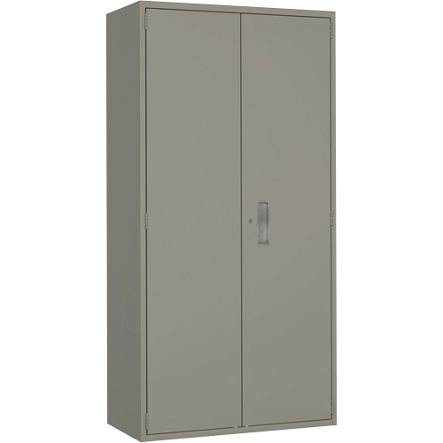 Armoire garde-robe, Acier, 36" la x 18" p x 72" h, Gris Equipex