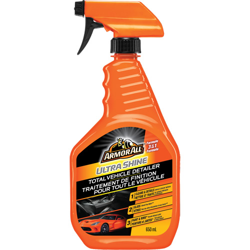 Traitement de finition pour tout le v&eacute;hicule Ultra Shine, 650 ml, Bouteille &agrave; g&acirc;chette Equipex