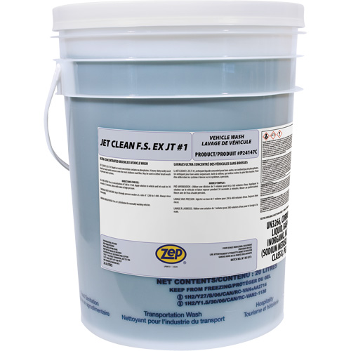 Produit de pr&eacute;nettoyage sans brossage pour v&eacute;hicules Jet Clean, 20 L, Seau Equipex