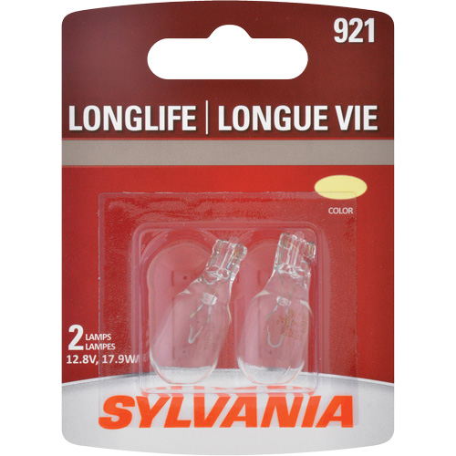 921 Long Life Mini Automotive Bulb, Incandescent, 17.9 W, Off White Equipex