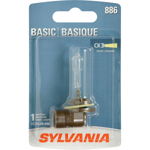 886 Phare antibrouillard de base, Halog&egrave;ne, 50 W, Blanc cass&eacute; Equipex