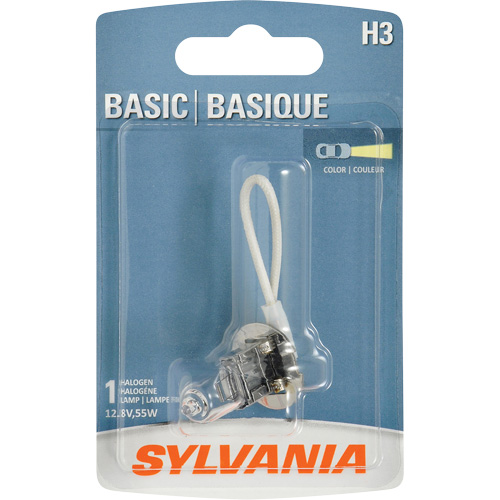 Ampoule de base pour feu avant H3, Halog&egrave;ne, 45 W, Blanc cass&eacute; Equipex
