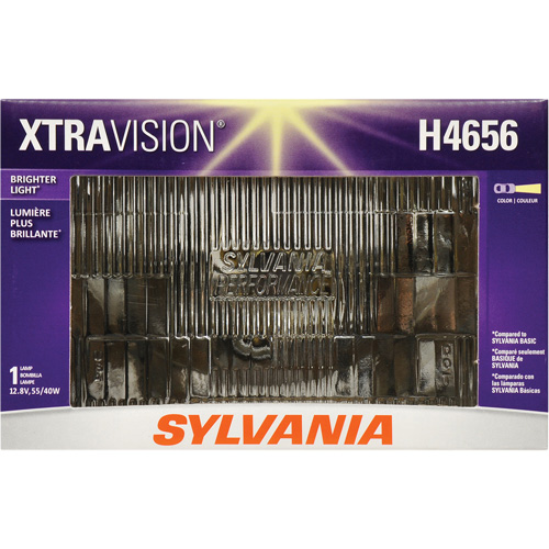 Phare automobile scell&eacute; XtraVision H4656, Halog&egrave;ne, 35 W/55 W, Blanc cass&eacute; Equipex