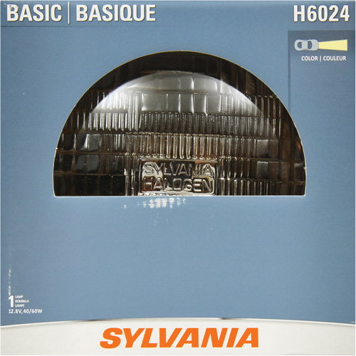 Phare automobile scell&eacute; de base H6024, 40 W, Blanc cass&eacute; Equipex