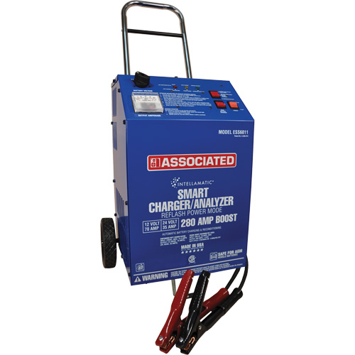 Chargeur 12/24 V 70/35 A &agrave; roues Intellamatic Equipex