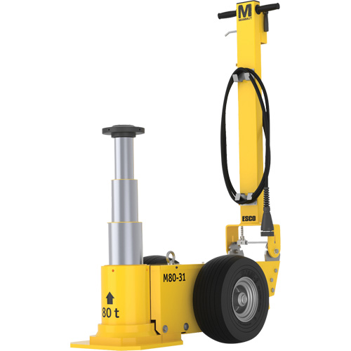 Cric Mammut &agrave; 3 &eacute;tapes, 88 tonnes, Air comprim&eacute;/hydraulique Equipex