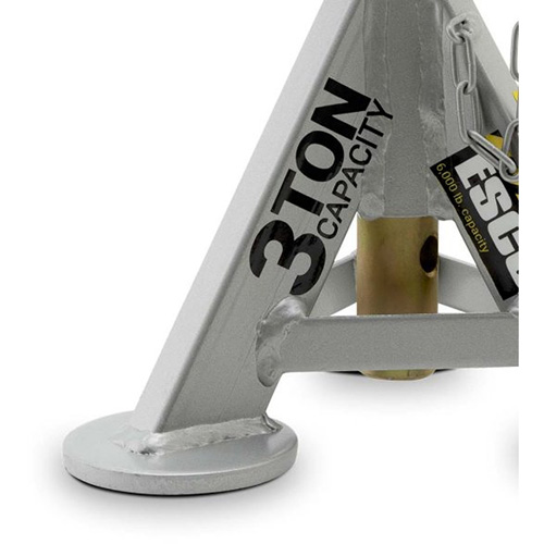 B&eacute;quilles de cric &agrave; profil bas de performance Shorty, Capacit&eacute; de 3 tonnes, 11" - 17" h Equipex