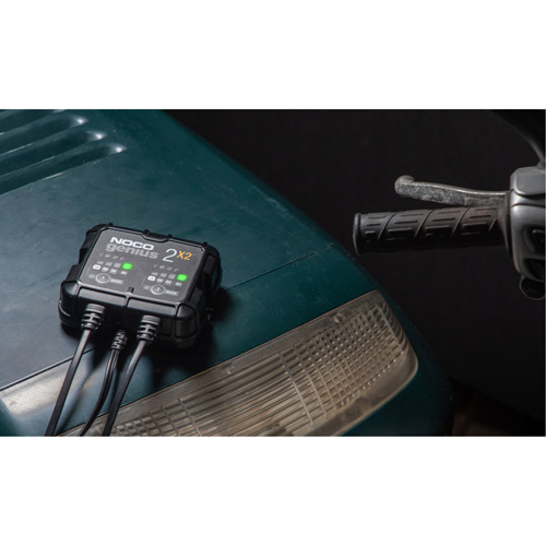 Chargeur de batterie 2 sorties de 4 A Genius 2X2 Equipex