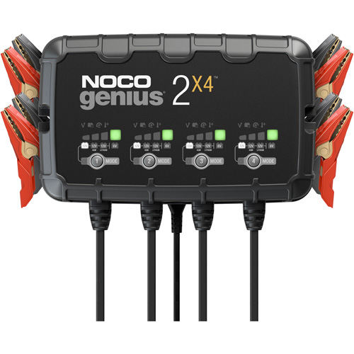 Chargeur de batterie 4 sorties de 8 A Genius 2X4 Equipex