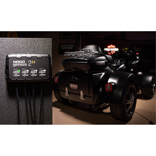 Chargeur de batterie 4 sorties de 8 A Genius 2X4 Equipex