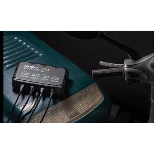 Chargeur de batterie 4 sorties de 8 A Genius 2X4 Equipex