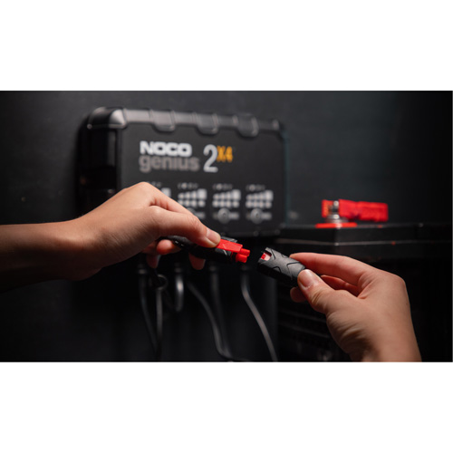 Chargeur de batterie 4 sorties de 8 A Genius 2X4 Equipex