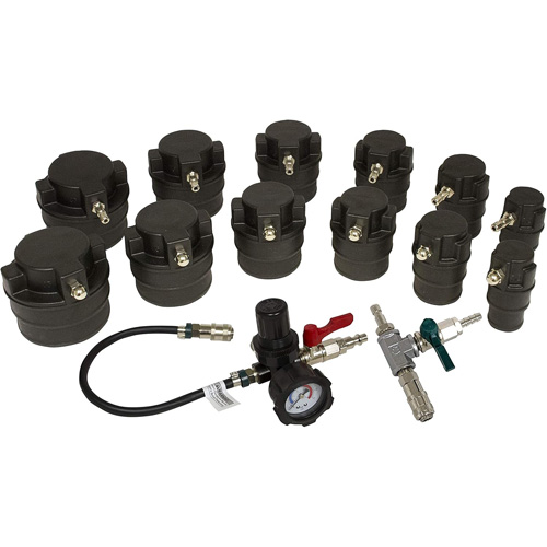 Trousse de test de syst&egrave;me d'air de turbocompresseur avec adaptateur pour fum&eacute;e Equipex