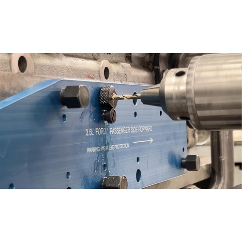 Manifold Drill Template for Ford 3.5L Ecoboost Equipex