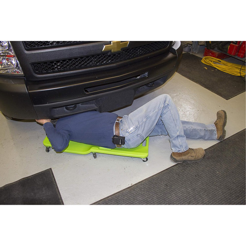 Neon Green Low Profile Plastic Creeper Equipex