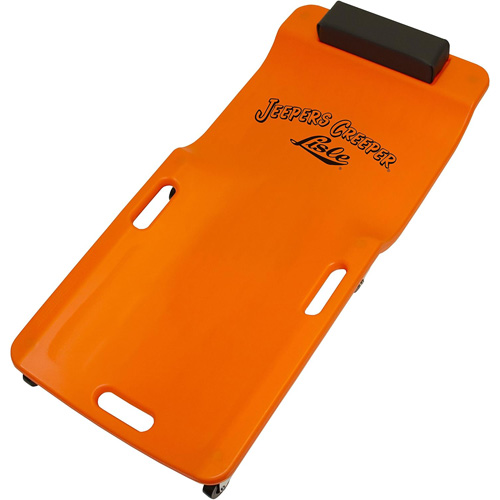 Neon Orange Low Profile Plastic Creeper Equipex