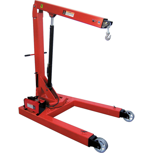 Grue pneumatique hydraulique pour sol, Capacit&eacute; 6000 lb (3 tonnes) Equipex