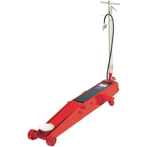 Cric de plancher, 5 tonne(s) Capacit&eacute;, 5-5/8" Abaiss&eacute;e, 27-1/4" &eacute;lev&eacute;e, Air comprim&eacute;/hydraulique Equipex