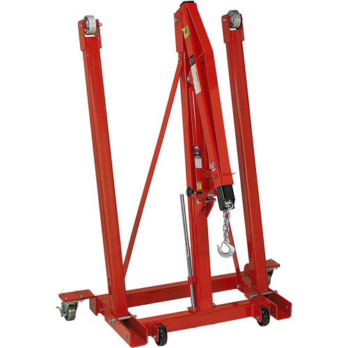 Folding Engine Crane, 2500 lbs. (1.25 tons) Capacity Equipex