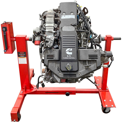 75:1 Gear-Driven Engine Stand, 1 tons Capacity, 42" H Equipex