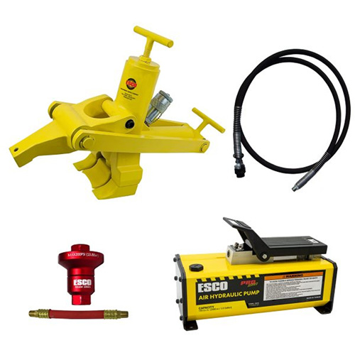 Combi Bead Breaker Kit with 1/2 Gal. Hydraulic Air Pump Equipex