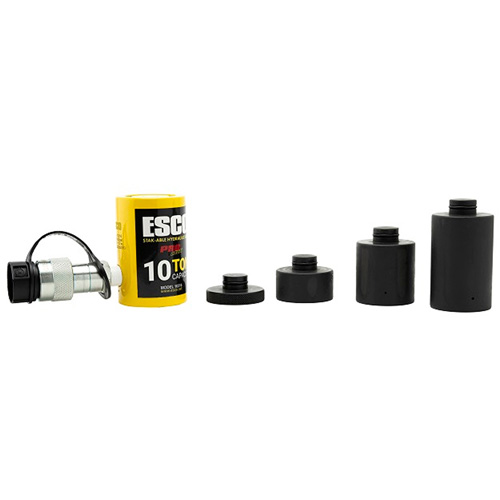 Stak-Able Hydraulic Ram Kit, 1" Stroke, 10 Ton(s) Capacity, 10000 PSI Equipex