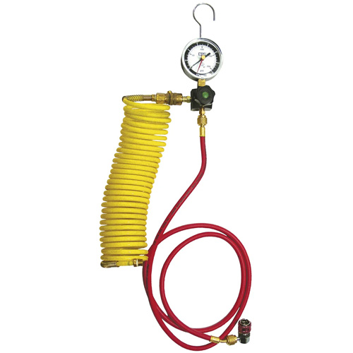 Ensemble pour test de fuite dazote pour climatisation automobile avec r&eacute;gulateur Equipex