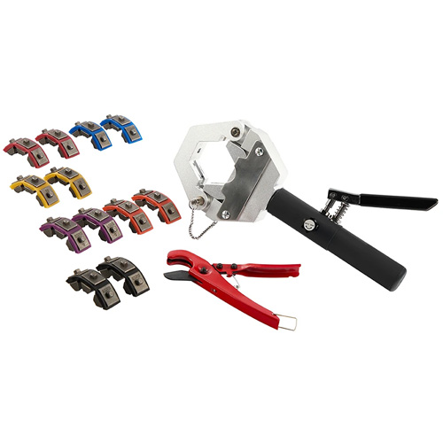 Ensemble sertisseur hydraulique pour tuyaux de climatisation Equipex