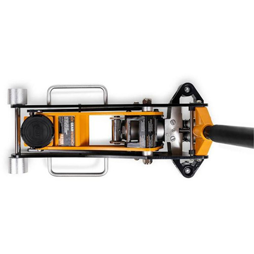 Aluminum Racing Jack, 2 Ton(s) Capacity, 3-1/4" Lowered, 18-1/2" Raised, Manual Hydraulic Equipex