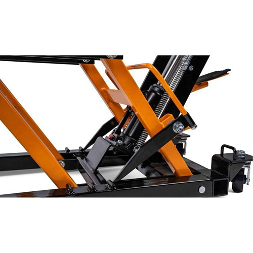 ATV and Motorcycle Jack, 0.75 Ton(s) Capacity, 4-2/3" Lowered, 14-1/2" Raised, Manual Hydraulic Equipex