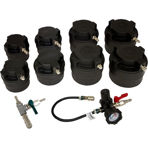 Trousse de test du syst&egrave;me d'air turbo HD avec adaptateur fumig&egrave;ne 10 mcx Equipex