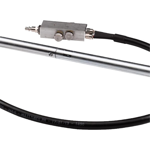 Cric portatif &agrave; 2 &eacute;tapes, 11 tonne(s)/22 tonne(s), Air comprim&eacute;/hydraulique Equipex