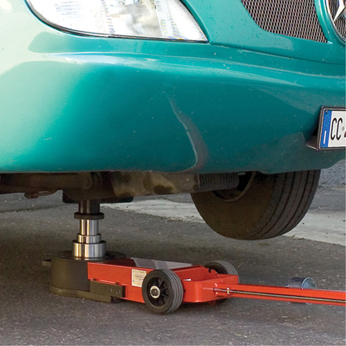 Cric &agrave; 3 &eacute;tapes, 17 tonne(s)/33 tonnes/66 tonnes, Air comprim&eacute;/hydraulique Equipex