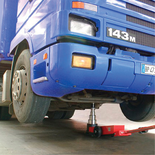 Cric &agrave; 4 &eacute;tapes, 17 tonne(s)/28 tonne(s)/55 tonnes/88 tonnes, Air comprim&eacute;/hydraulique Equipex