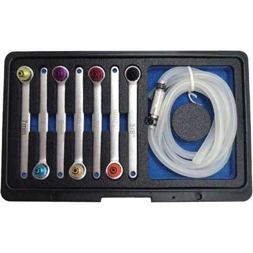 8-Piece Brake Bleeder Wrench Set Equipex