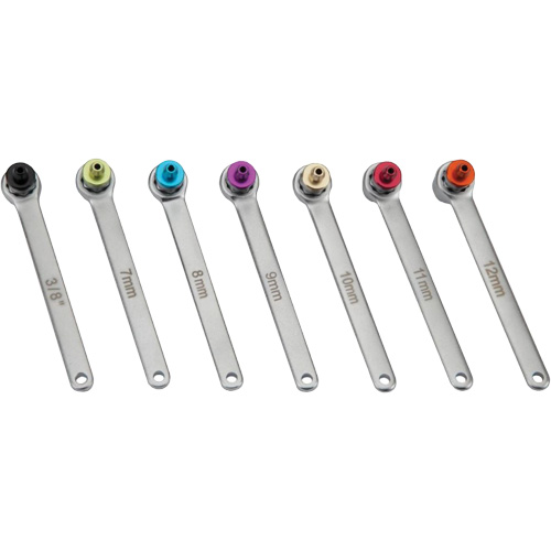 8-Piece Brake Bleeder Wrench Set Equipex