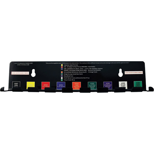 10-Piece Spare Tire Tool Kit Equipex