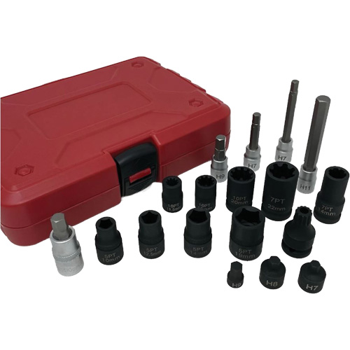 18-Piece Brake Caliper Socket Set Equipex