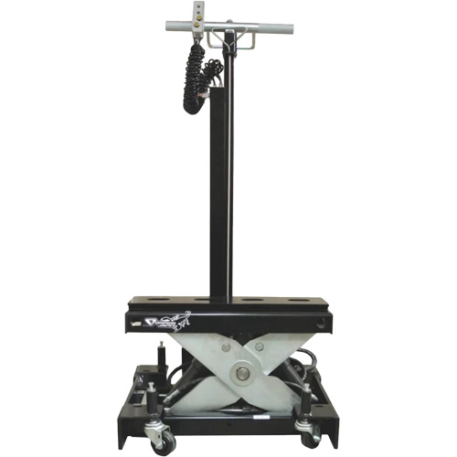 Cric de service de plancher, 12 tonne(s) Capacit&eacute;, 7-1/2" Abaiss&eacute;e, 15-3/4" &eacute;lev&eacute;e, Air comprim&eacute;/hydraulique Equipex