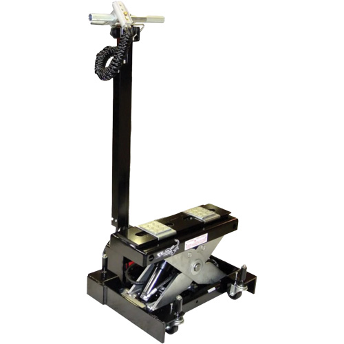 Cric de service de plancher, 12 tonne(s) Capacit&eacute;, 7-1/2" Abaiss&eacute;e, 15-3/4" &eacute;lev&eacute;e, Air comprim&eacute;/hydraulique Equipex