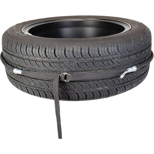 &eacute;largisseur pneumatique de talons T133, Caoutchouc, Convient aux jantes de taille 22" - 32" Equipex