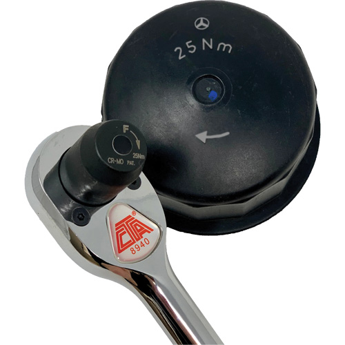 Torque Limiting Ratchet Wrench, 3/8" Drive, Cushion Grip Handle Equipex